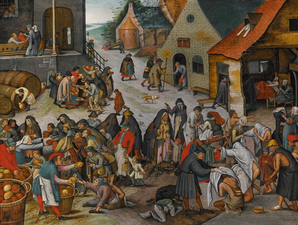 七大慈悲行动 作者 彼得·布鲁格（Pieter Brueghel）