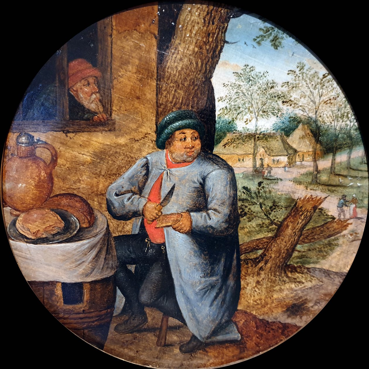 吃面包的人 作者 彼得·布鲁格（Pieter Brueghel）