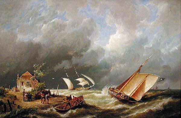 博尔库姆岛的别墅 作者 彼得·克里斯蒂安（Pieter Christiaan Cornelis Dommelshuizen）