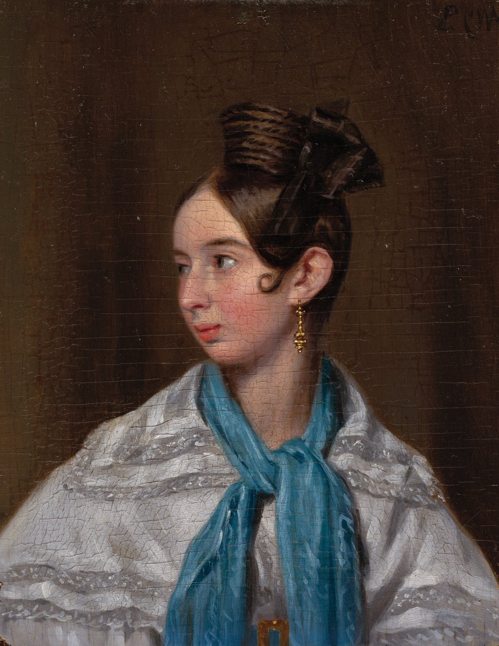Elisa Pearson Playter，c。 1837年。 作者 彼得·克里斯托菲尔·旺德