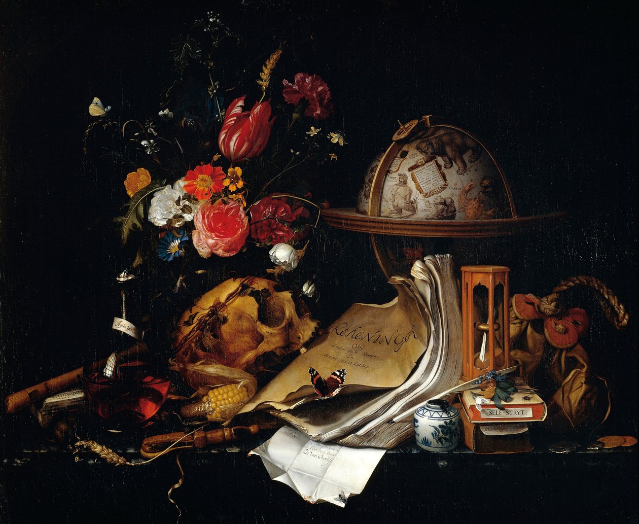 凡尼塔》，彼得-克莱斯（Pieter Claesz，1597-1660 年）的作品。 作者 彼得·克拉斯