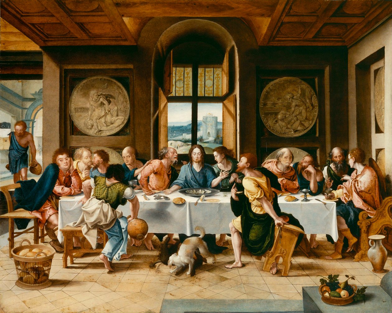 最后的晚餐》，约1530年。 作者 Pieter Coecke van Aelst the Elder