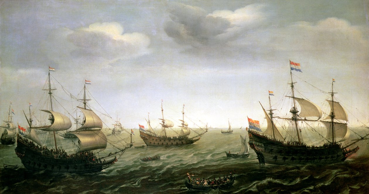 Houtmans Fleet 作者 彼得·科尼利斯（Pieter Cornelisz）。韦贝克