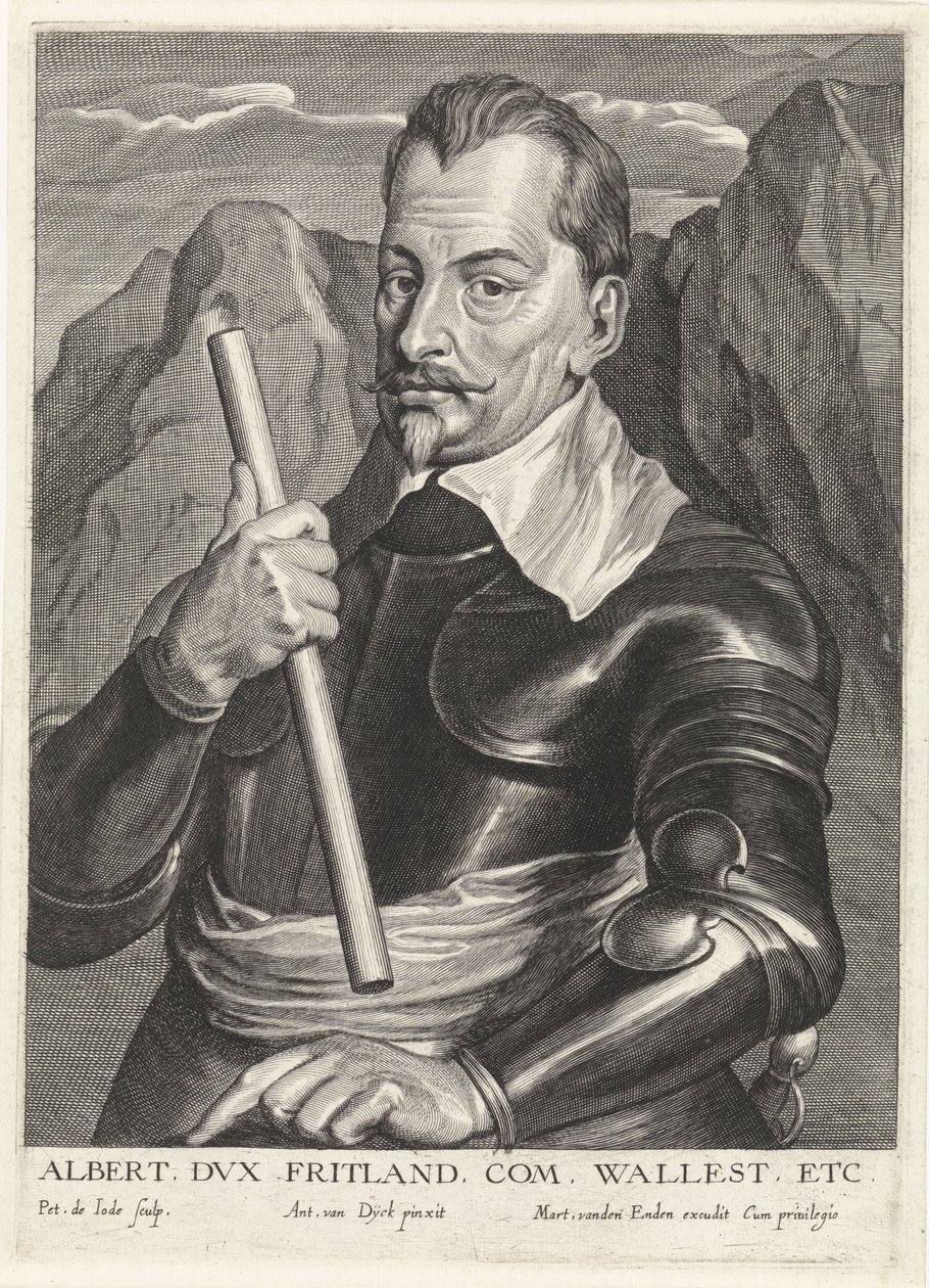 Albrecht von Wallenstein 1583-1634, c.1630 作者 彼得一世·乔德