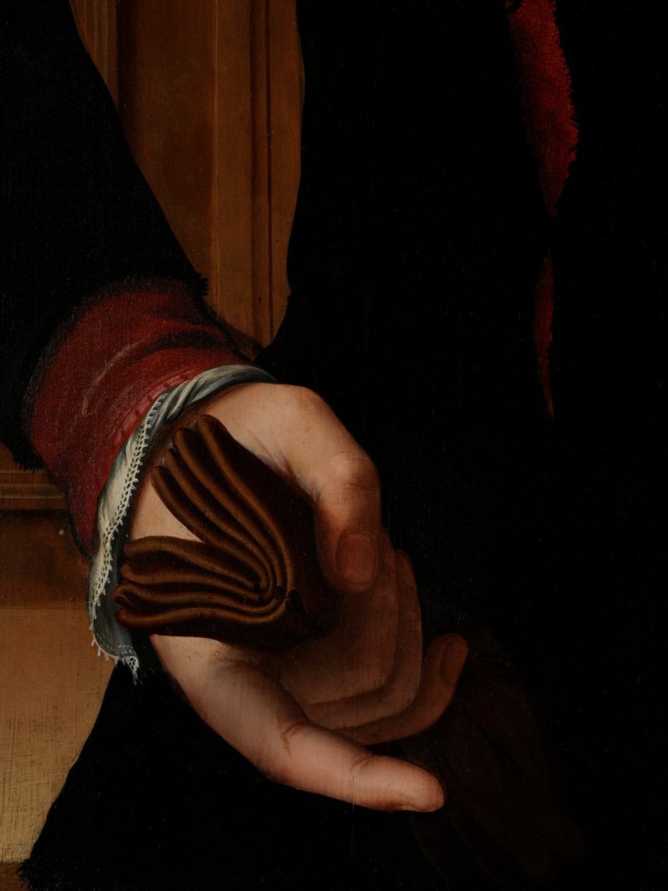 Jan van Eyewerve 肖像细节 作者 彼得·詹斯（Pieter Jansz）。普尔布斯