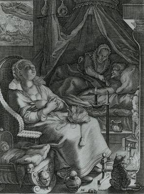夜空中的好奇心 作者 彼得·詹斯·塞伦丹（Pieter Jansz Saenredam）