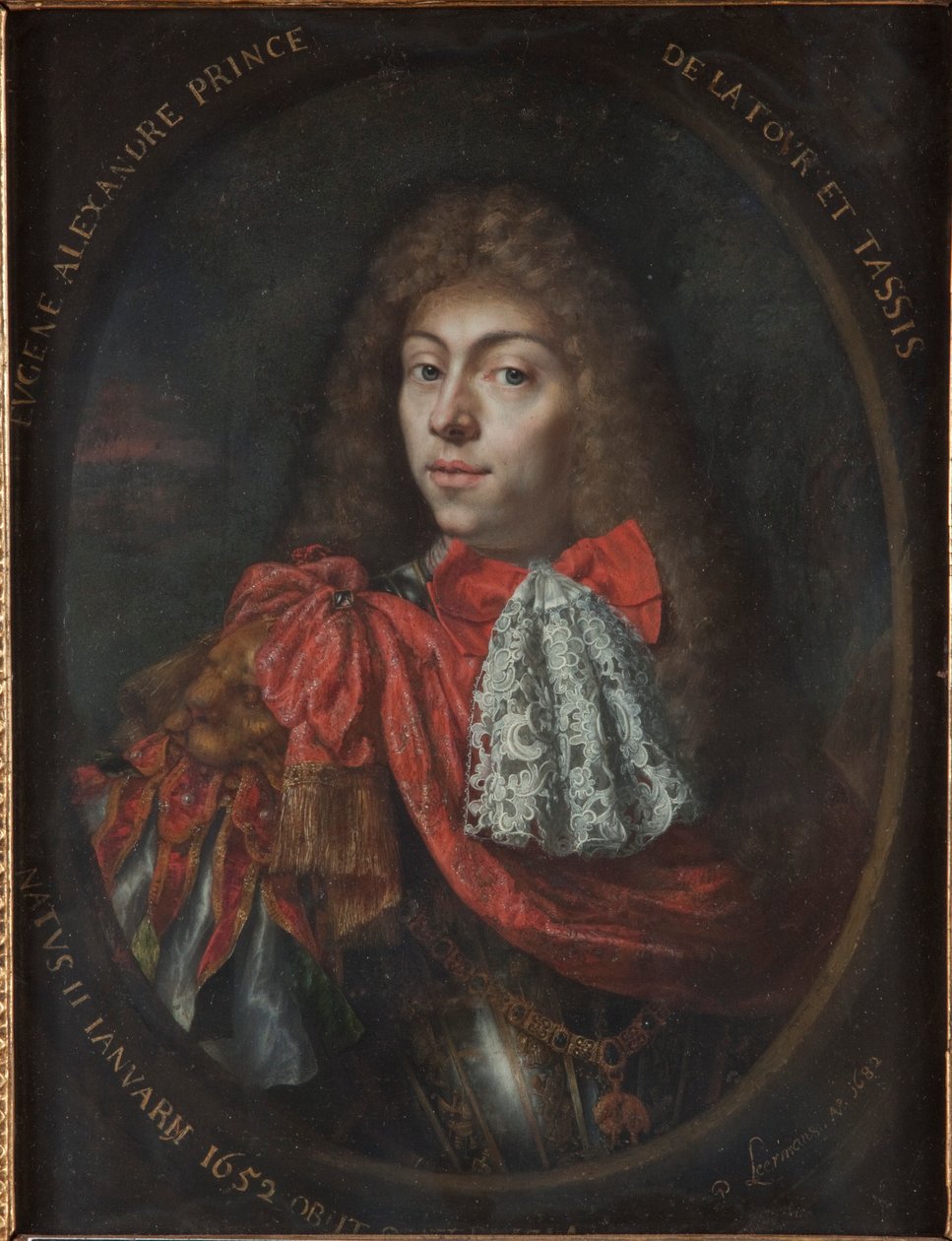 尤金-亚历山大王子（Prince Eugene Alexander of Thurn and Taxis）1652-1714，1682。   作者 彼得·勒曼斯