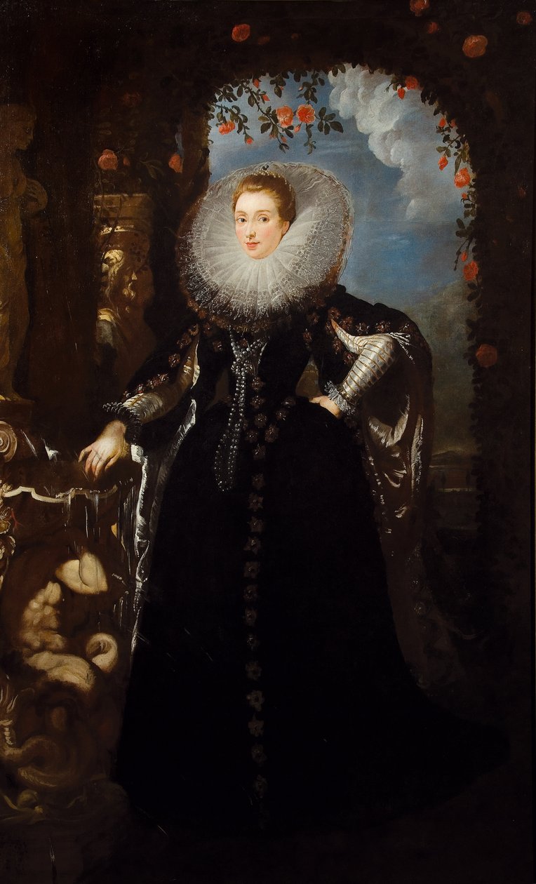 Giovanna Spinola Pavese的肖像，1606年。 作者 彼得·保罗·鲁本斯
