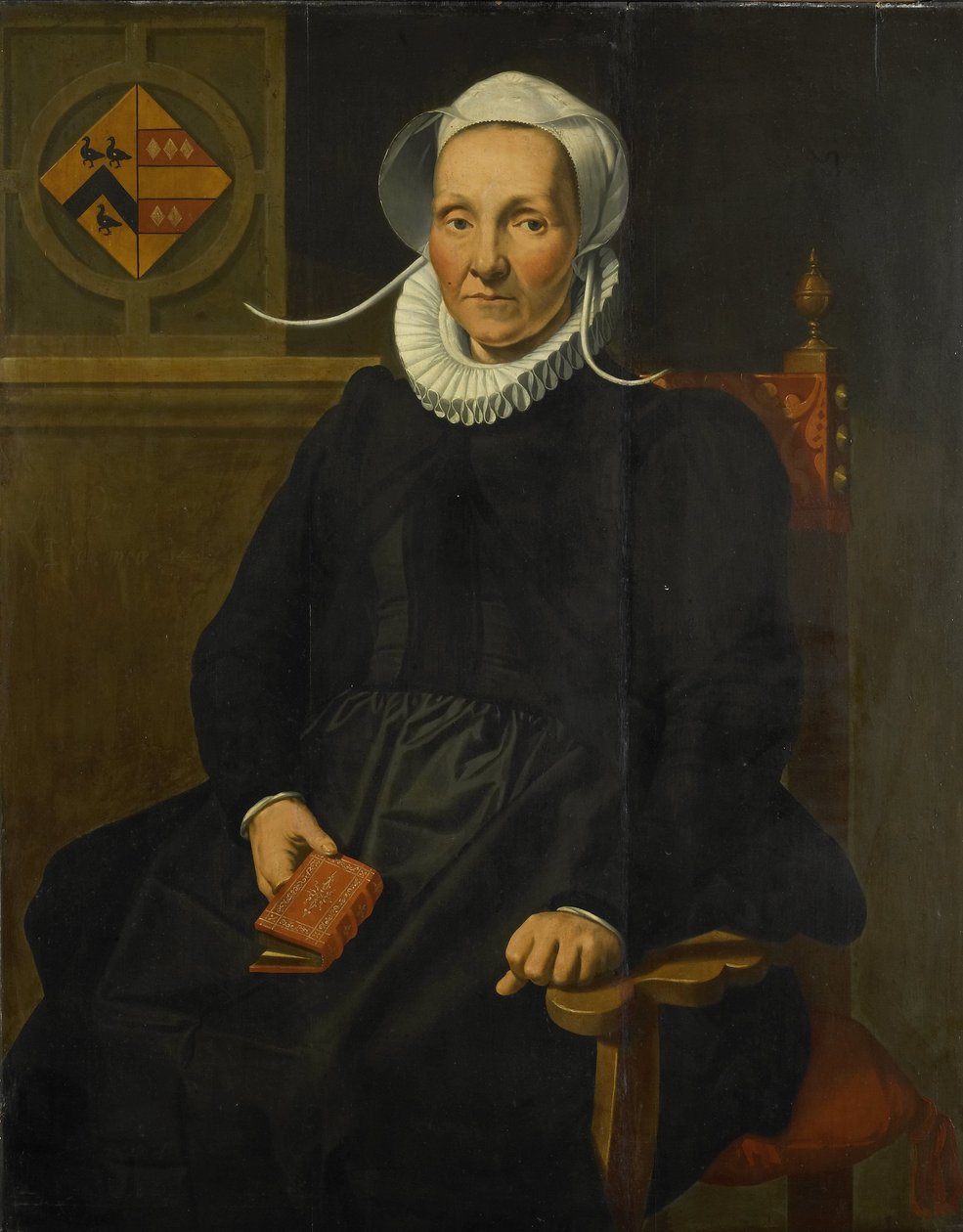 Dirckje Tymansdr Gael（又名范德格拉夫特）的肖像，马修斯·奥古斯丁斯·斯坦恩的妻子 作者 彼得·彼得斯。 （一世）