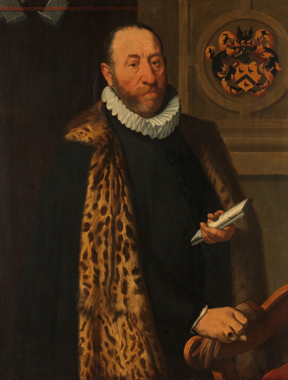 多库姆北区海军上将学院理事 Mattheus Augustijnsz Steyn 的肖像 作者 彼得·彼得斯。 （一世）
