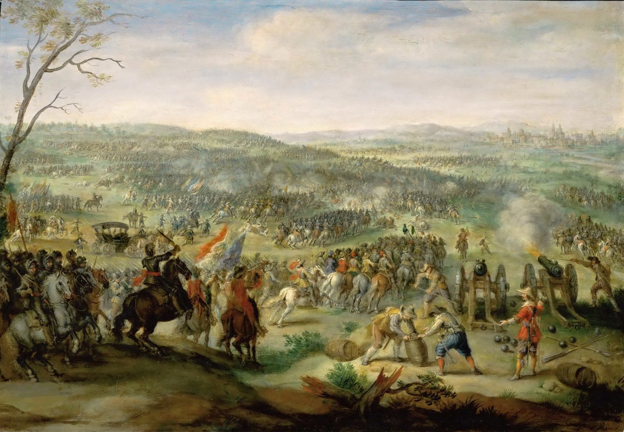 1620年11月8日的白山之战，1620年。 作者 彼得·斯奈尔斯