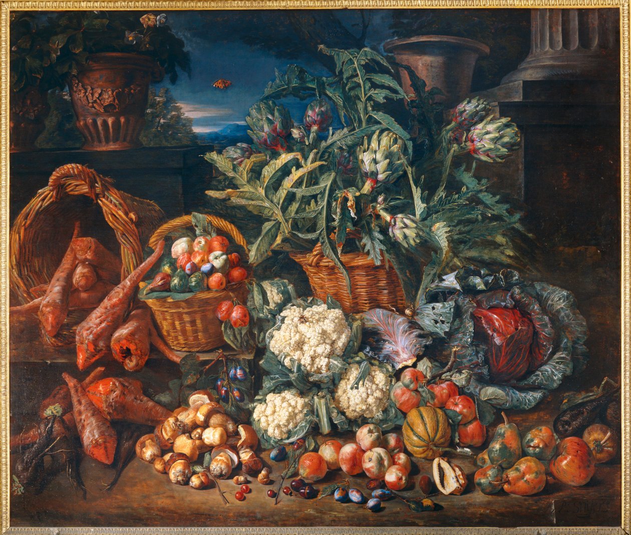 Nature morte: legumes et fruits - Still-life：蔬菜和水果 ... 作者 彼得·斯奈斯