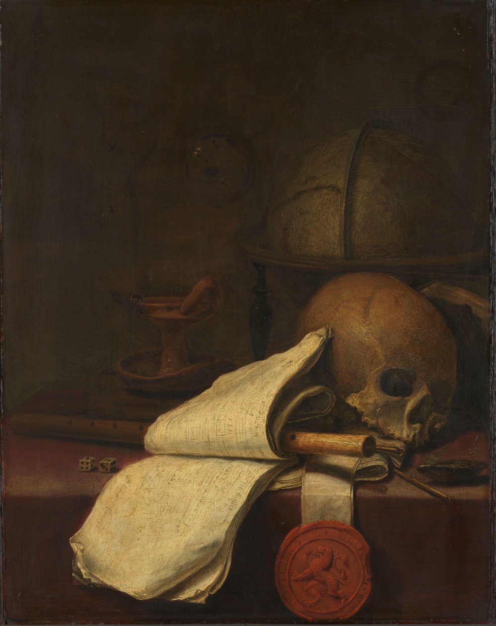 静物 作者 彼得·西蒙兹·波特（Pieter Symonsz Potter）