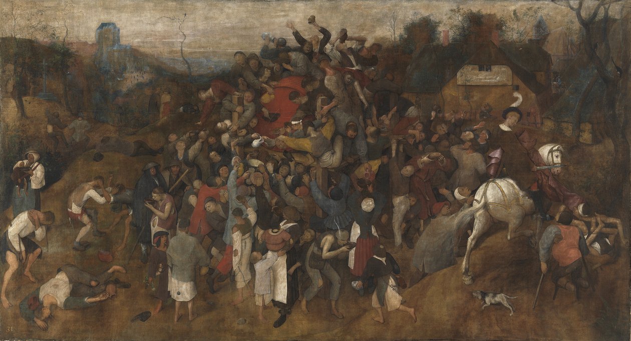 圣马丁日葡萄酒，1566-67 作者 彼得·布鲁格（Pieter Bruegel）