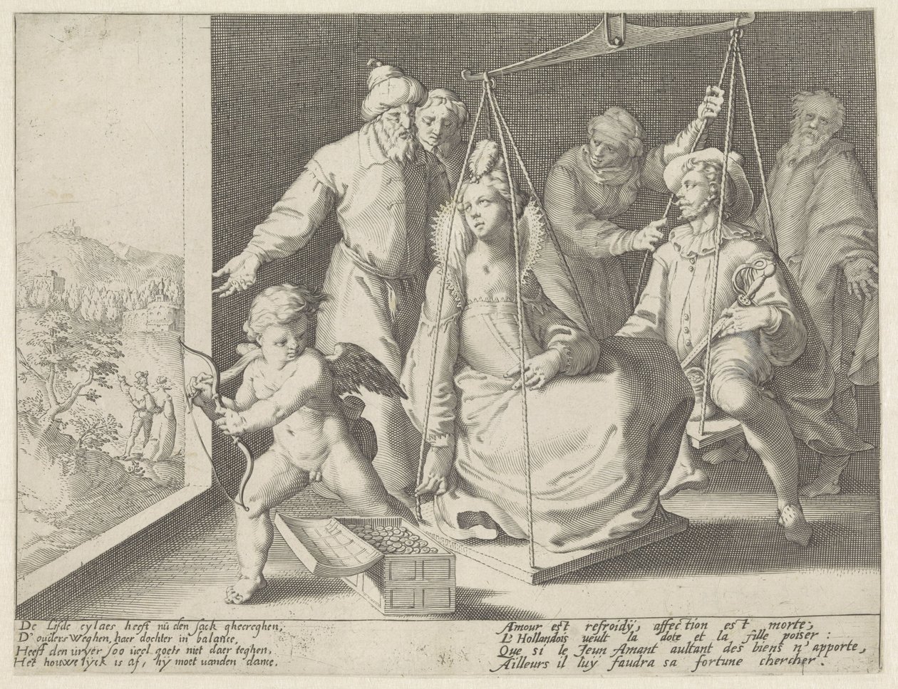 婚姻等级 作者 Pieter de Jode (I) （归属于）