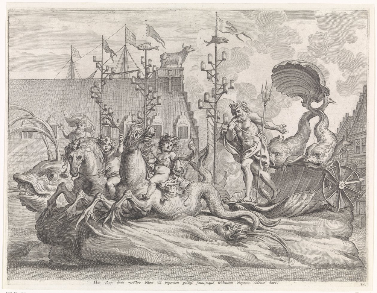 海神战车奇观
1635 年，红衣主教-伊凡特在根特的欢乐入场（系列标题） 作者 彼得·德·约德 (II)