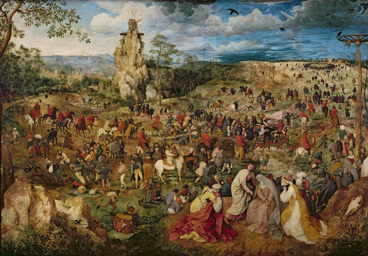 背负十字架的基督 作者 彼得·布鲁格（Pieter Bruegel）