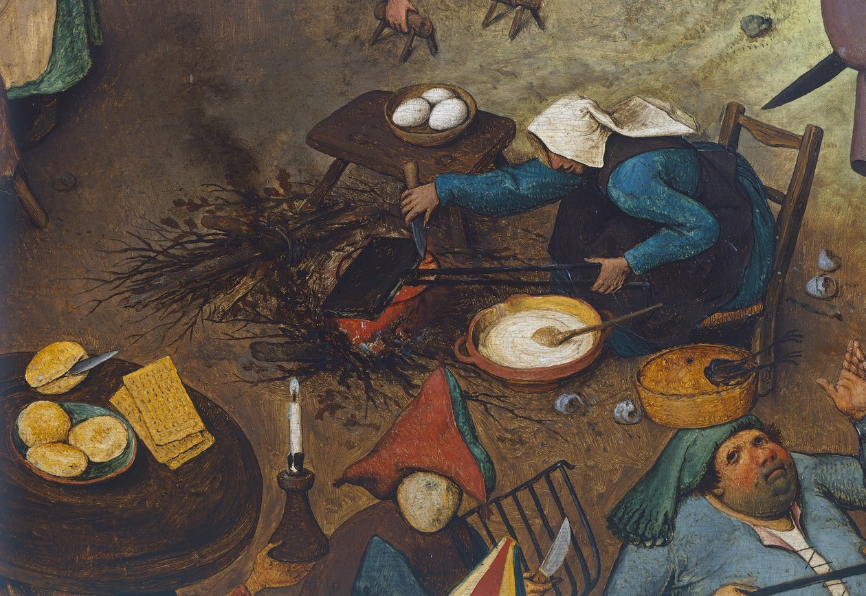 狂欢节和大斋节之间的斗争 作者 彼得·布鲁格（Pieter Bruegel）