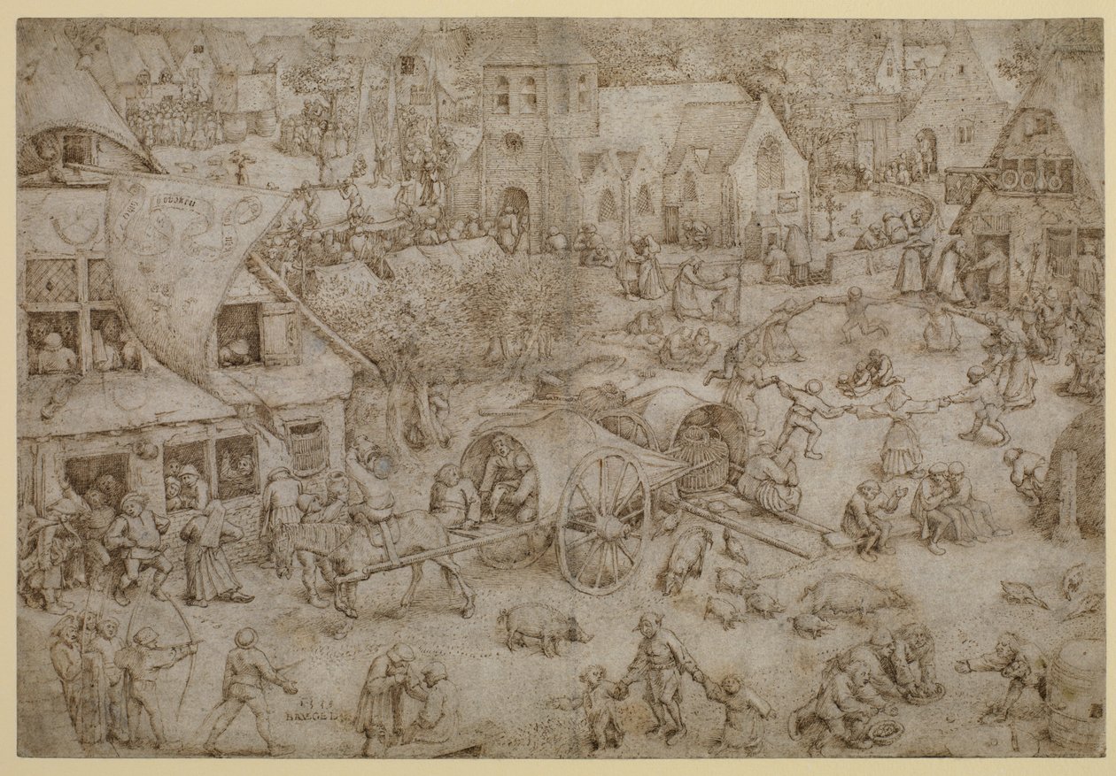霍博肯集市，1559年 作者 彼得·布鲁格（Pieter Bruegel）