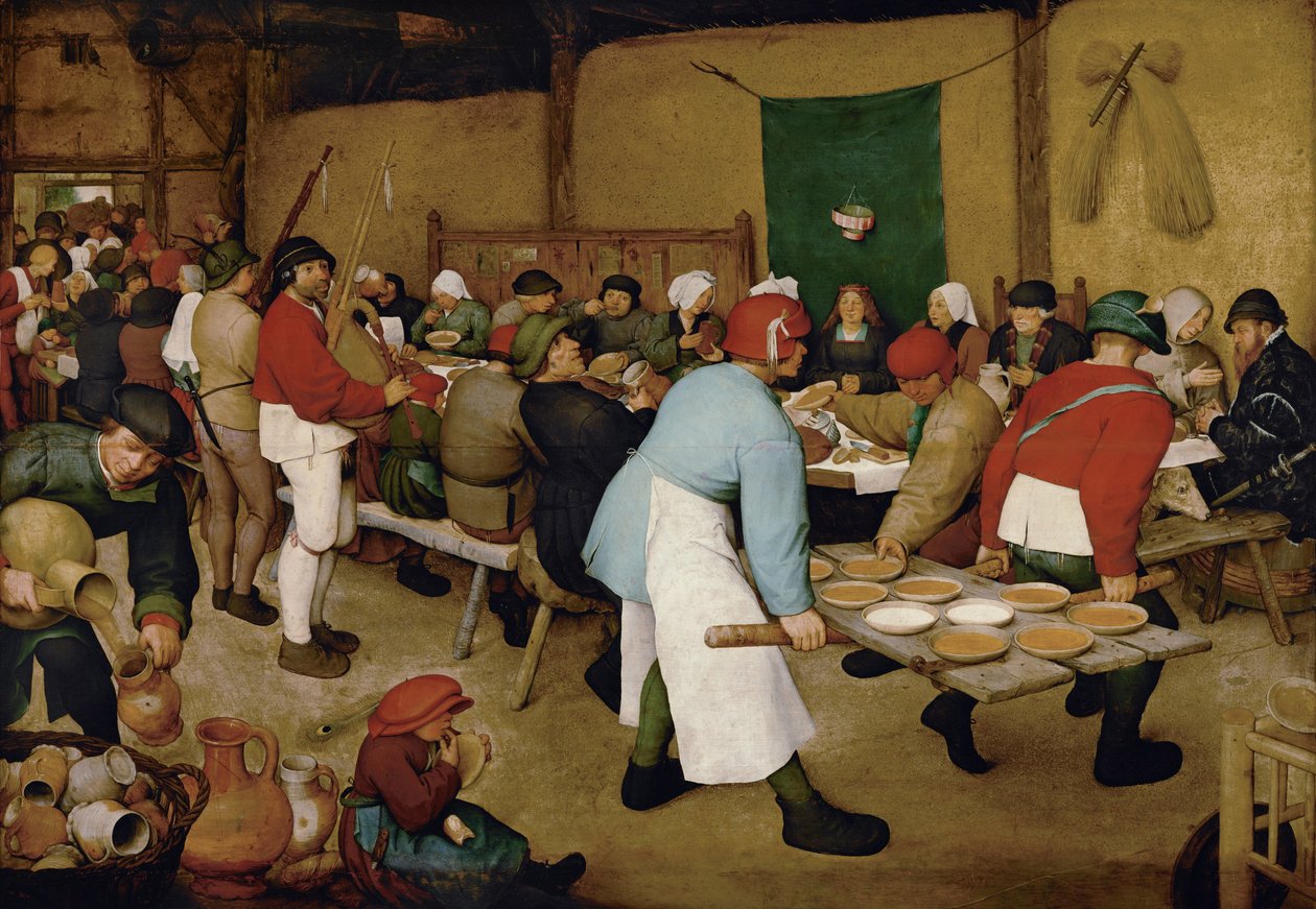 农民婚礼 作者 彼得·布鲁格（Pieter Bruegel）
