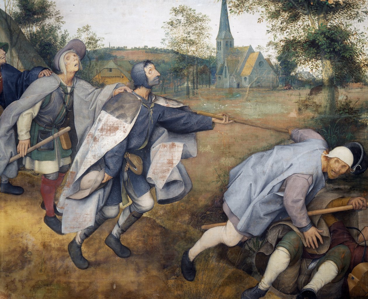盲人带领盲人 作者 彼得·布鲁格（Pieter Bruegel）