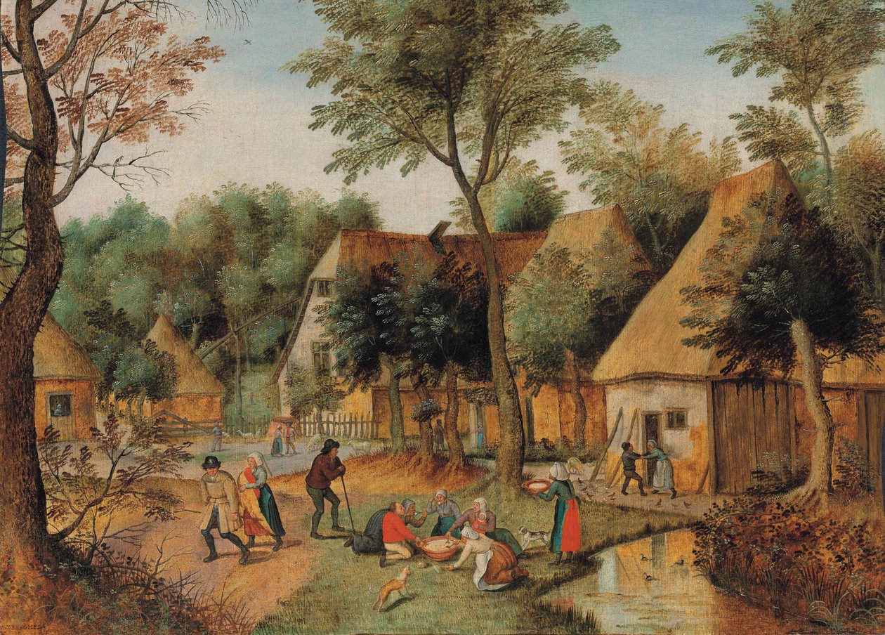 在国内用餐 作者 彼得·布鲁格（Pieter Brueghel）