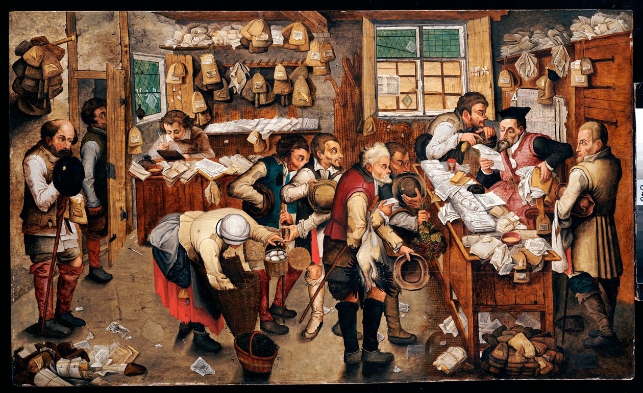 农民交纳什一税 作者 彼得·布鲁格（Pieter Brueghel）