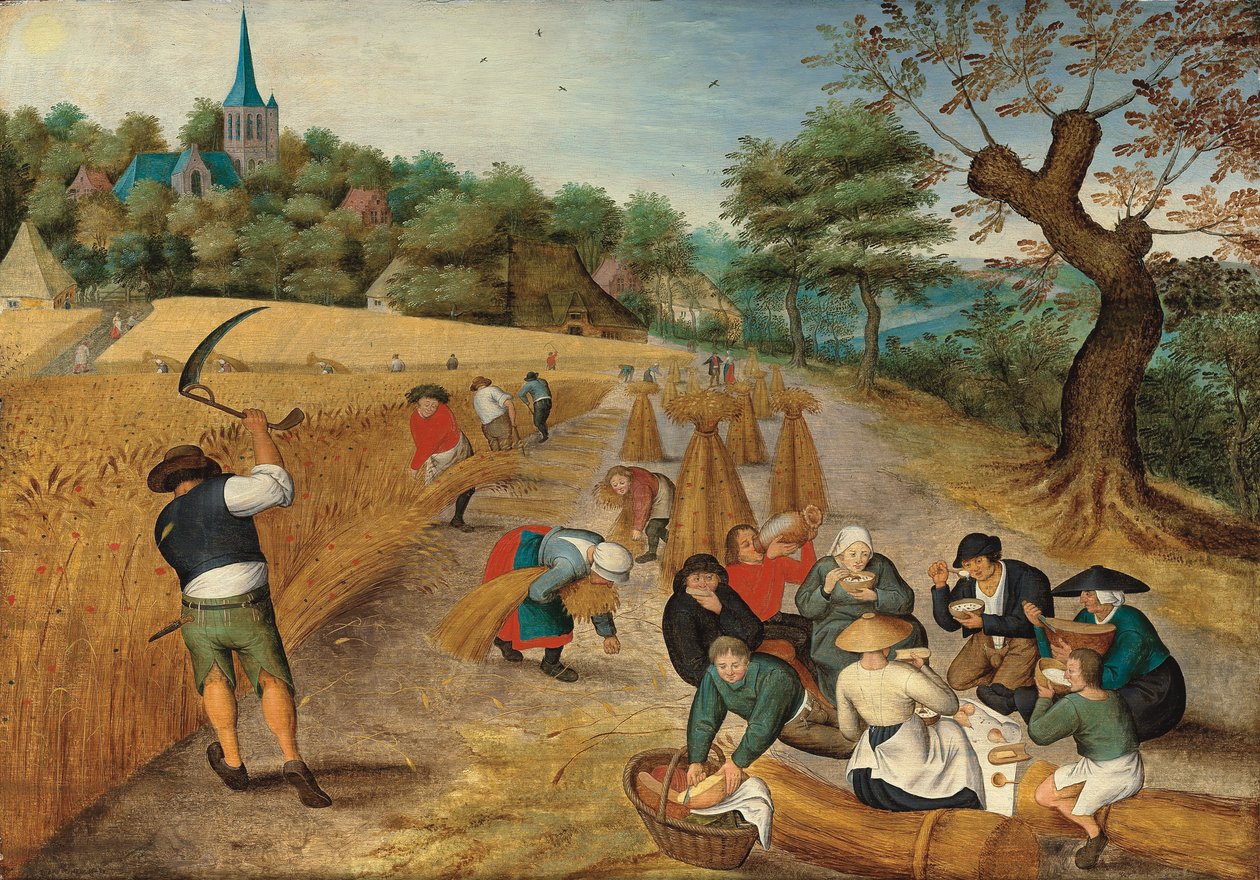 夏季：收割机，1623年 作者 彼得·布鲁格（Pieter Brueghel）