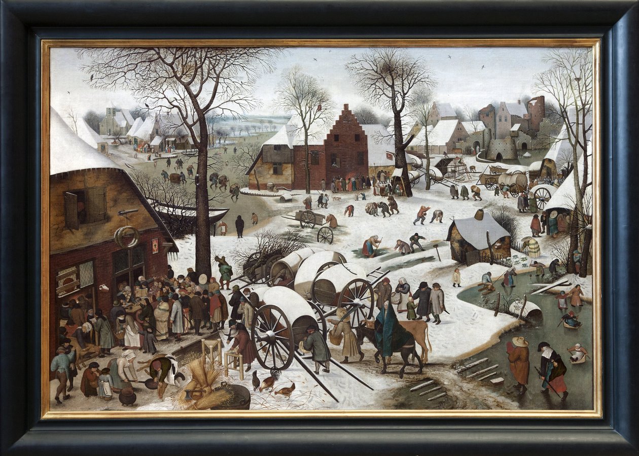 伯利恒人口普查 作者 彼得·布鲁格（Pieter Brueghel）