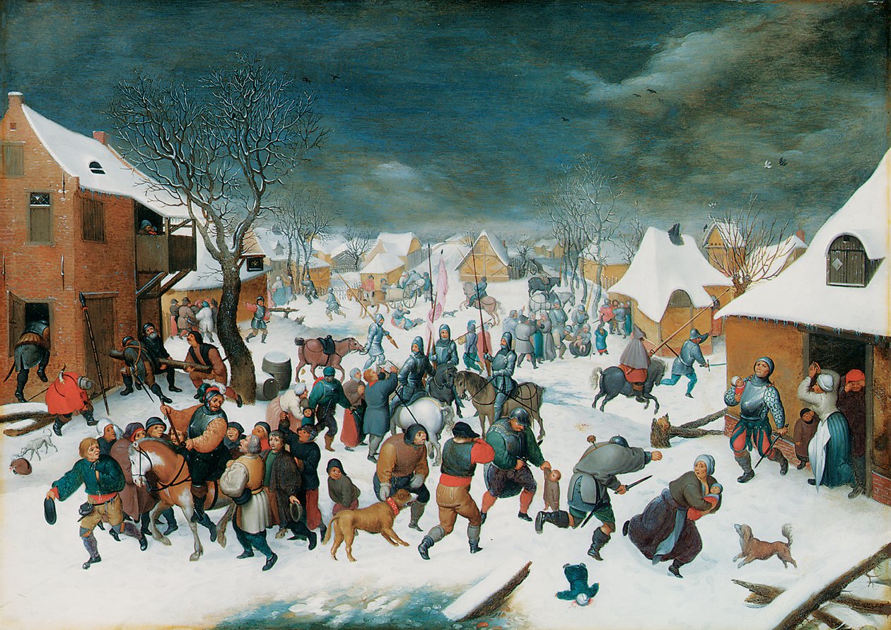 1605年的无辜者惨案 作者 彼得·布鲁格（Pieter Brueghel）