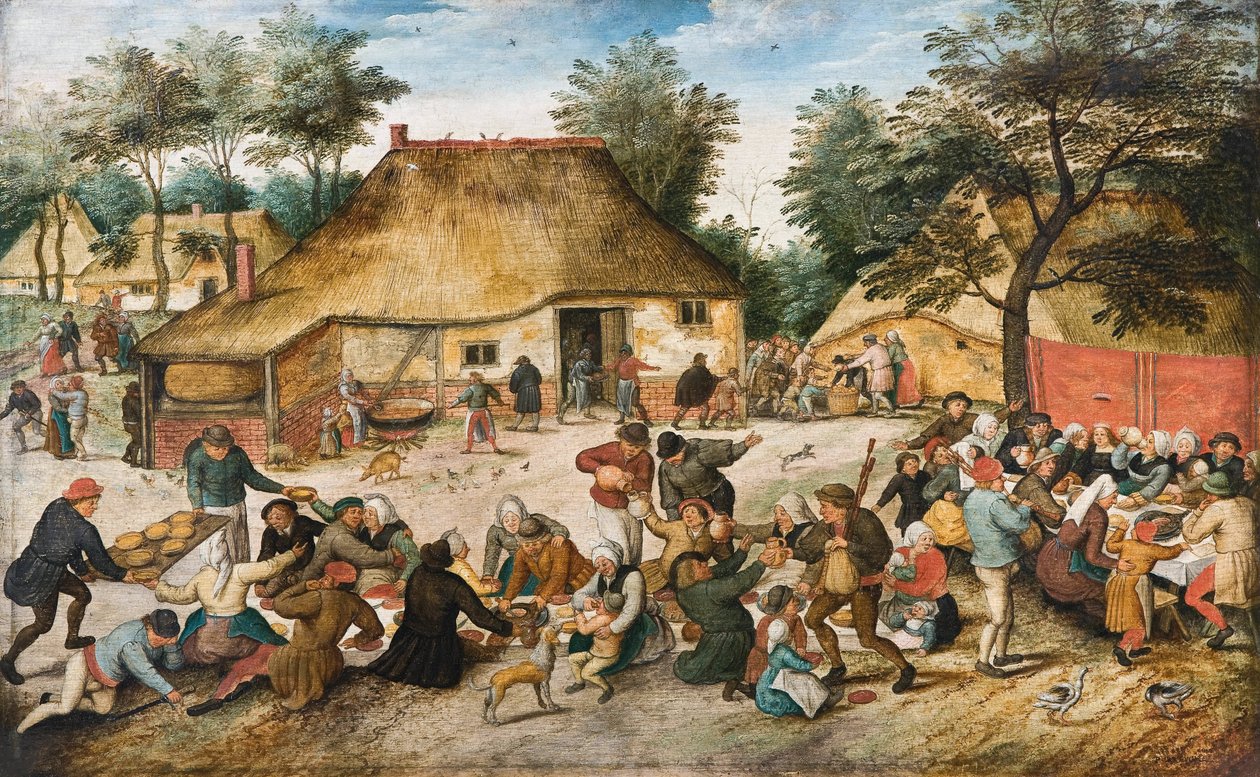 农民的婚礼 - 年轻的 Pieter Brueghel (Le jeune ou d