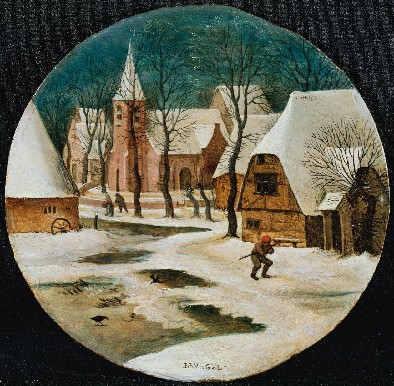 冬天的村庄 作者 彼得·布鲁格（Pieter Brueghel）