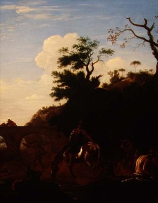 浴池》，约1636年（布面油画） 作者 彼得·范拉尔