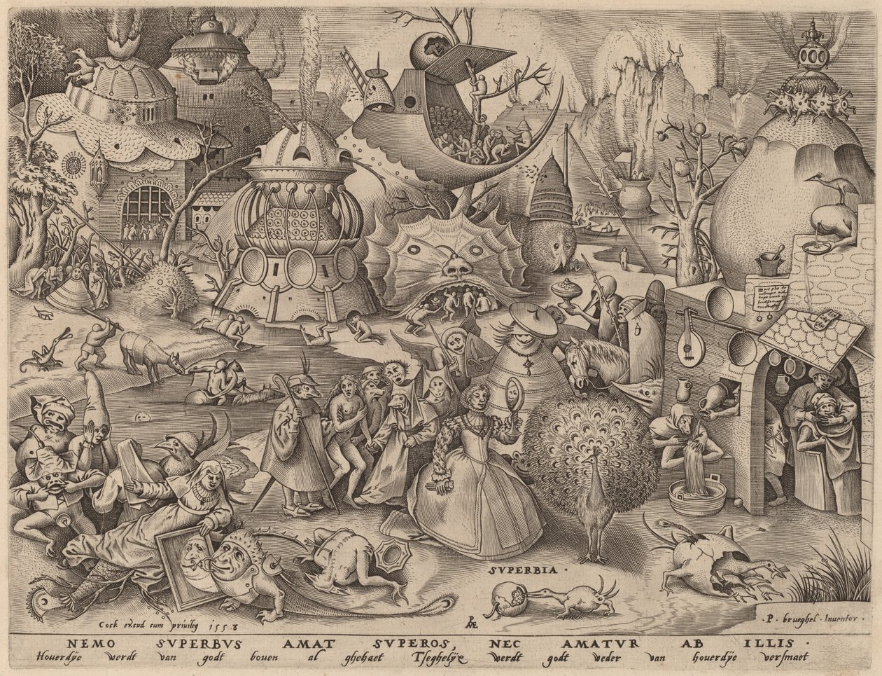 骄傲 作者 彼得·范·德·海登（Pieter van der Heyden）仿照老彼得·勃鲁盖尔
