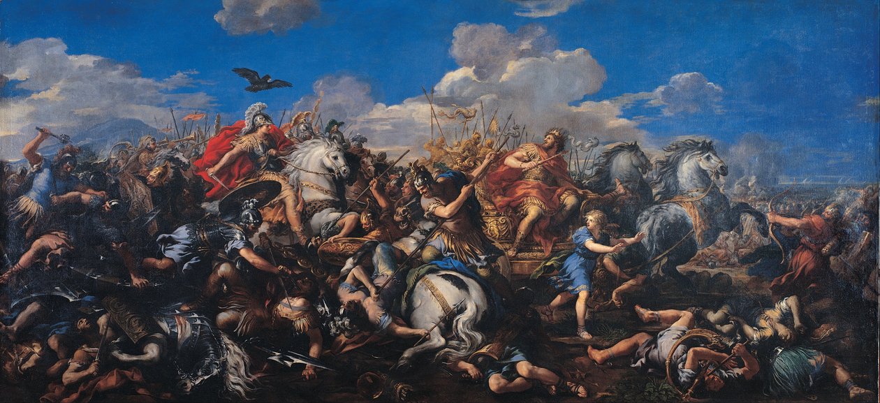 亚历山大与大流士之战 作者 Pietro da Cortona