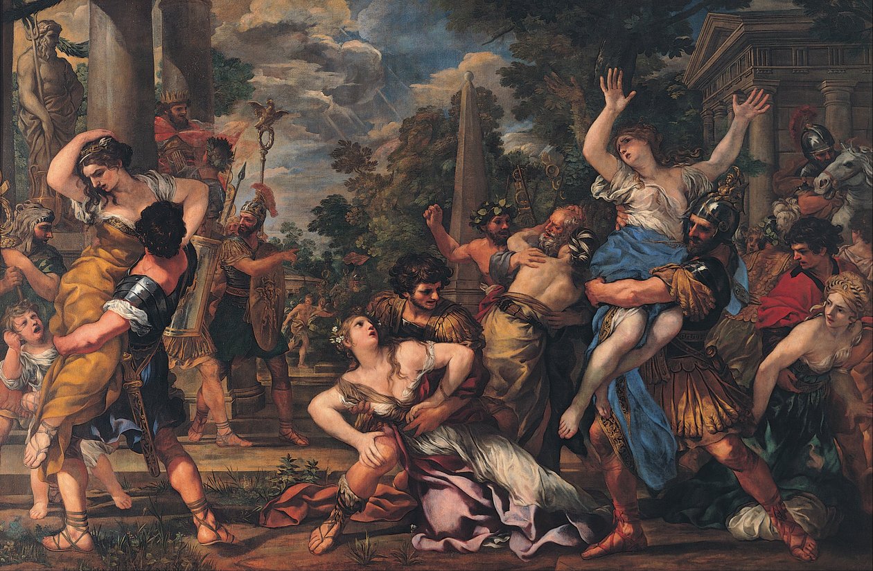 强奸萨宾人 作者 Pietro da Cortona