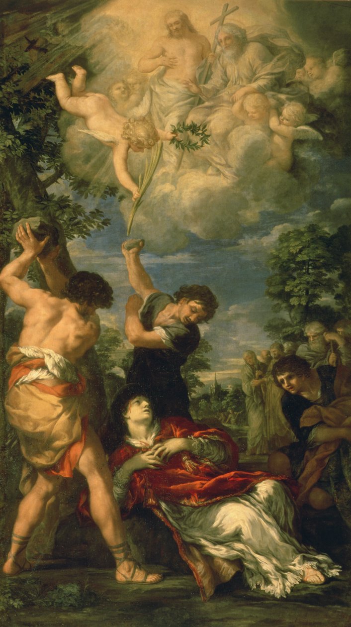 圣斯蒂芬的殉难，1660年 作者 Pietro da Cortona