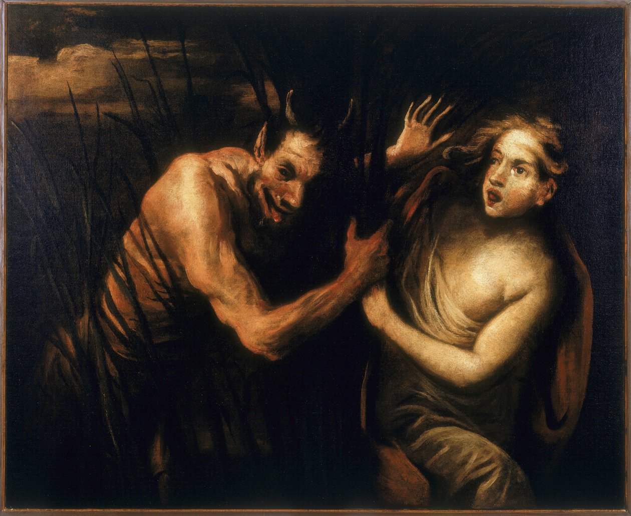 Pan和Syringa，c.1630-78 作者 Pietro della Vecchia