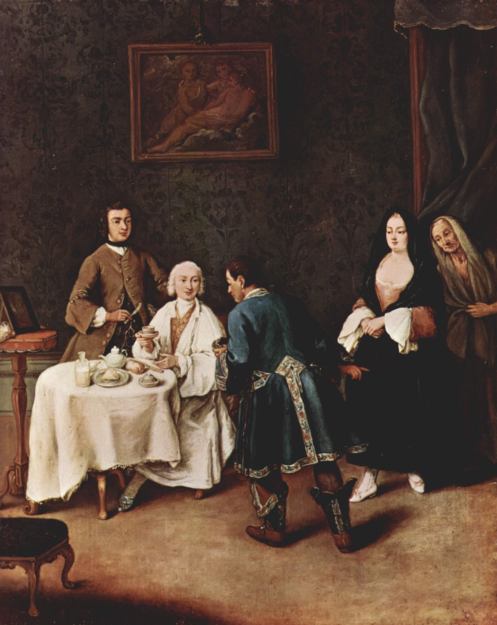 拜访一位主 作者 彼得·隆吉（Pietro Longhi）
