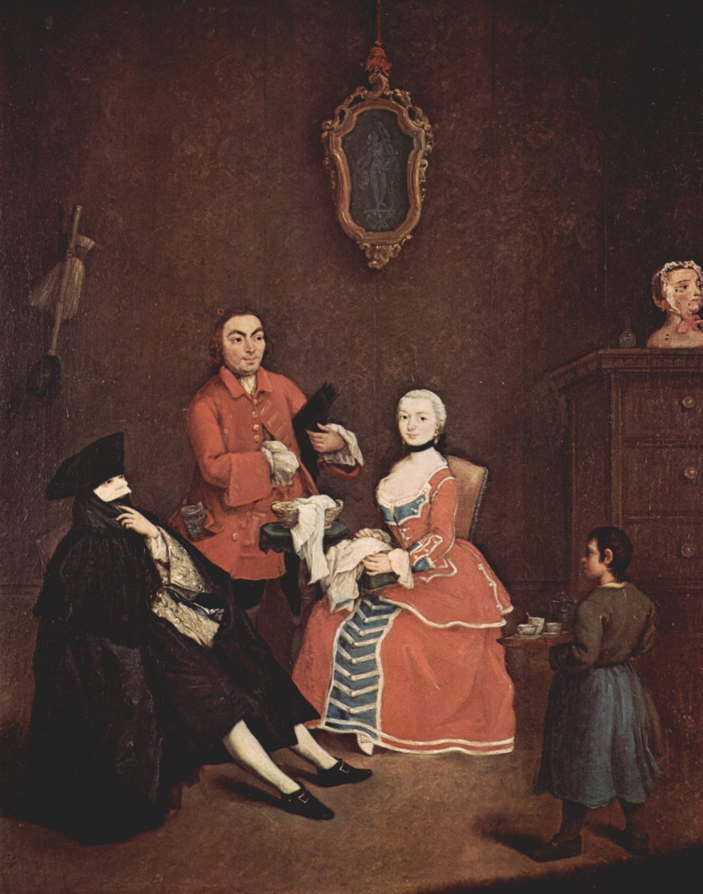 理发师 作者 彼得·隆吉（Pietro Longhi）