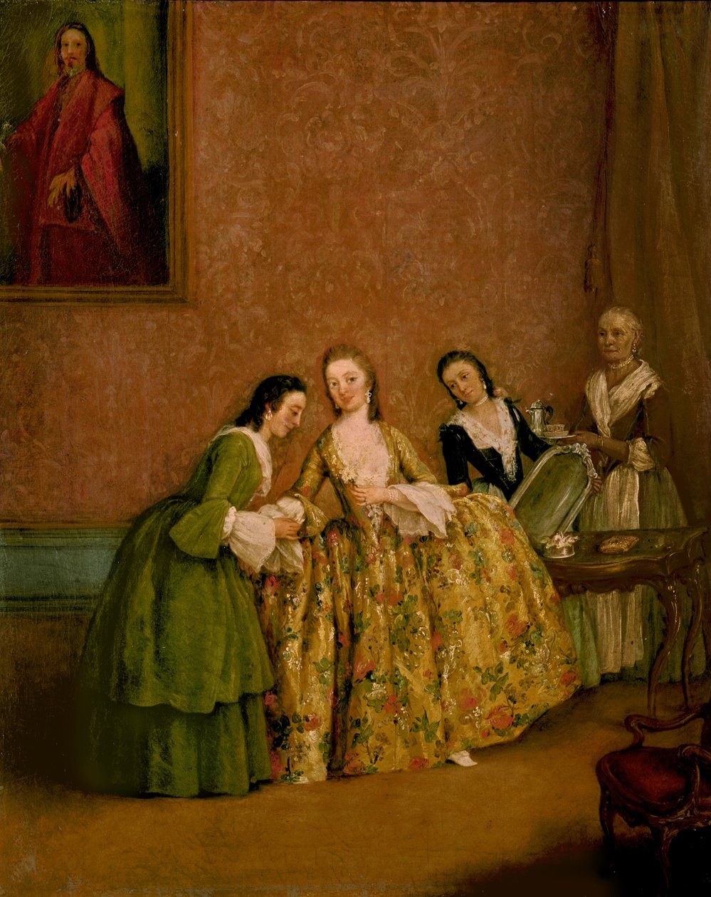女士敷料，或在她的厕所的女士 作者 彼得·隆吉（Pietro Longhi）