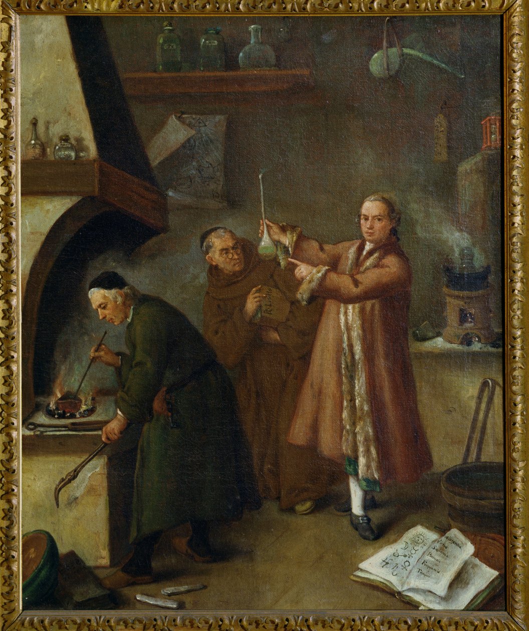 炼金术士，c.1757 作者 彼得·隆吉（Pietro Longhi）
