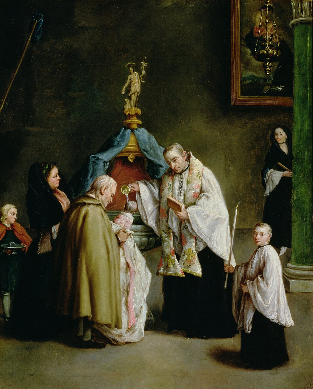 洗礼 作者 彼得·隆吉（Pietro Longhi）