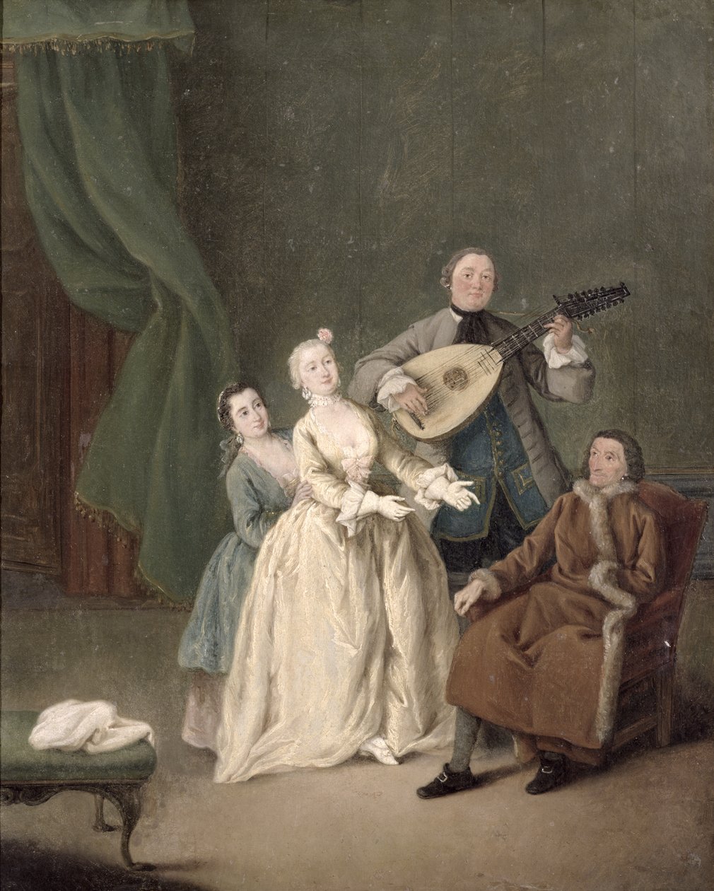 家庭音乐会，1750 作者 彼得·隆吉（Pietro Longhi）
