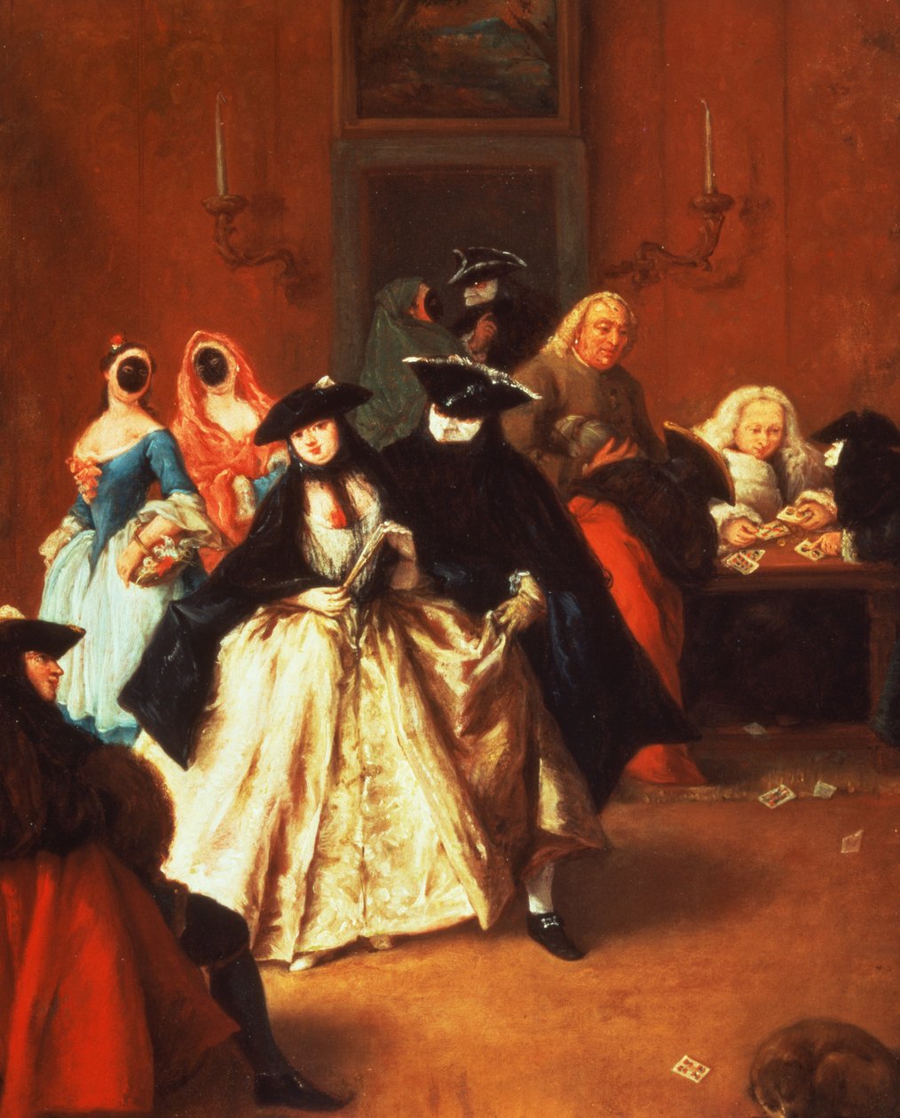 客厅 作者 彼得·隆吉（Pietro Longhi）
