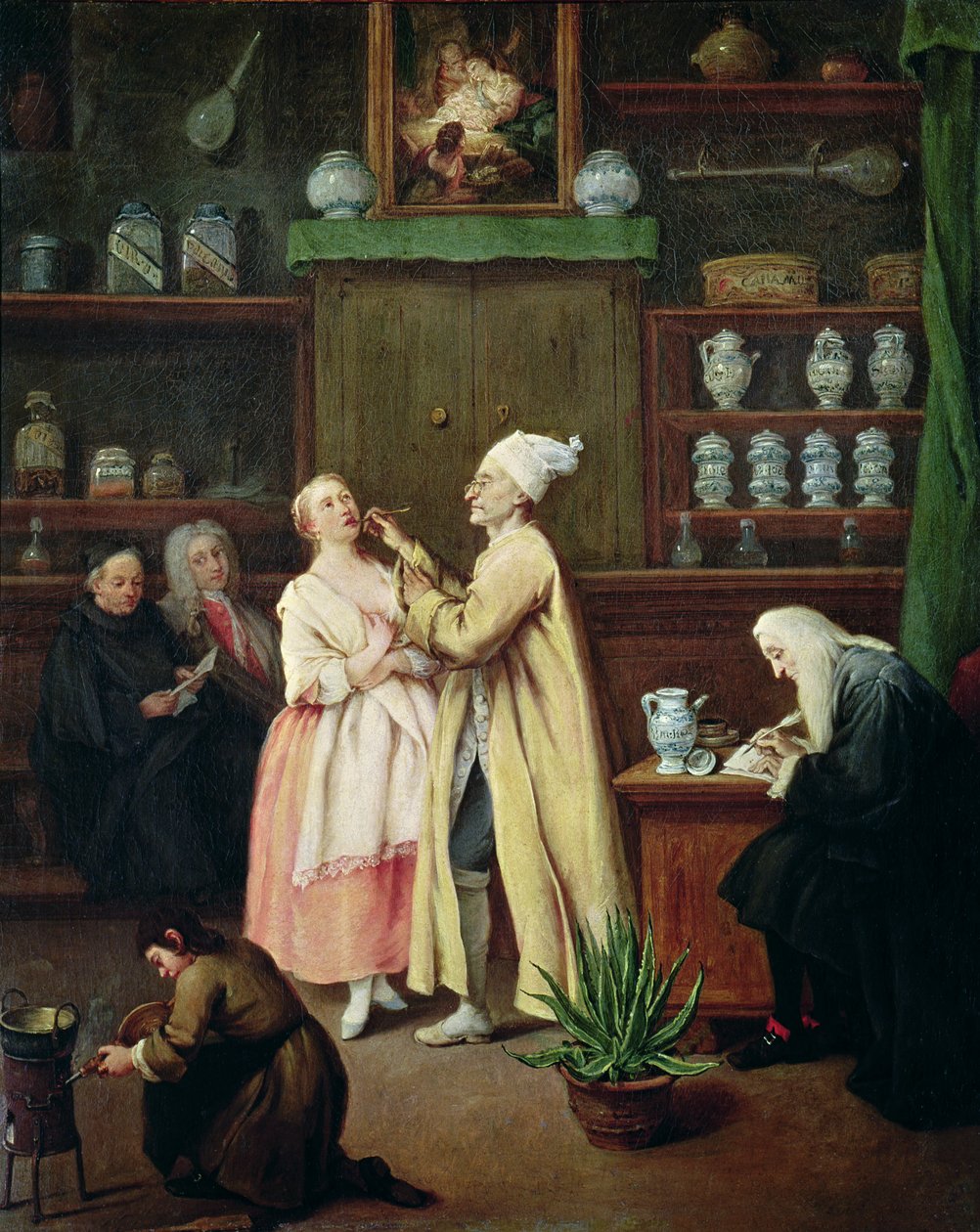 药剂师 作者 彼得·隆吉（Pietro Longhi）