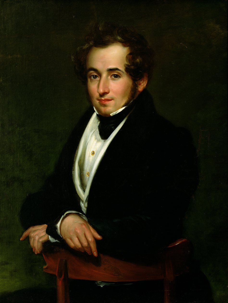 Vincenzo Bellini的肖像（1801-35） 作者 彼得罗·卢奇尼（Pietro Lucchini）