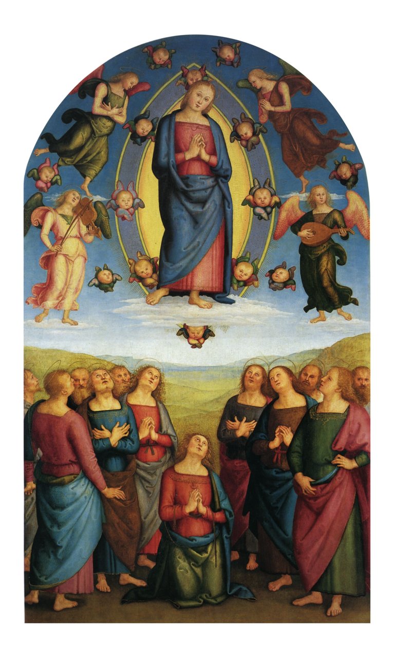 玛丽的假设 作者 彼得罗·佩鲁吉诺（Pietro Perugino）