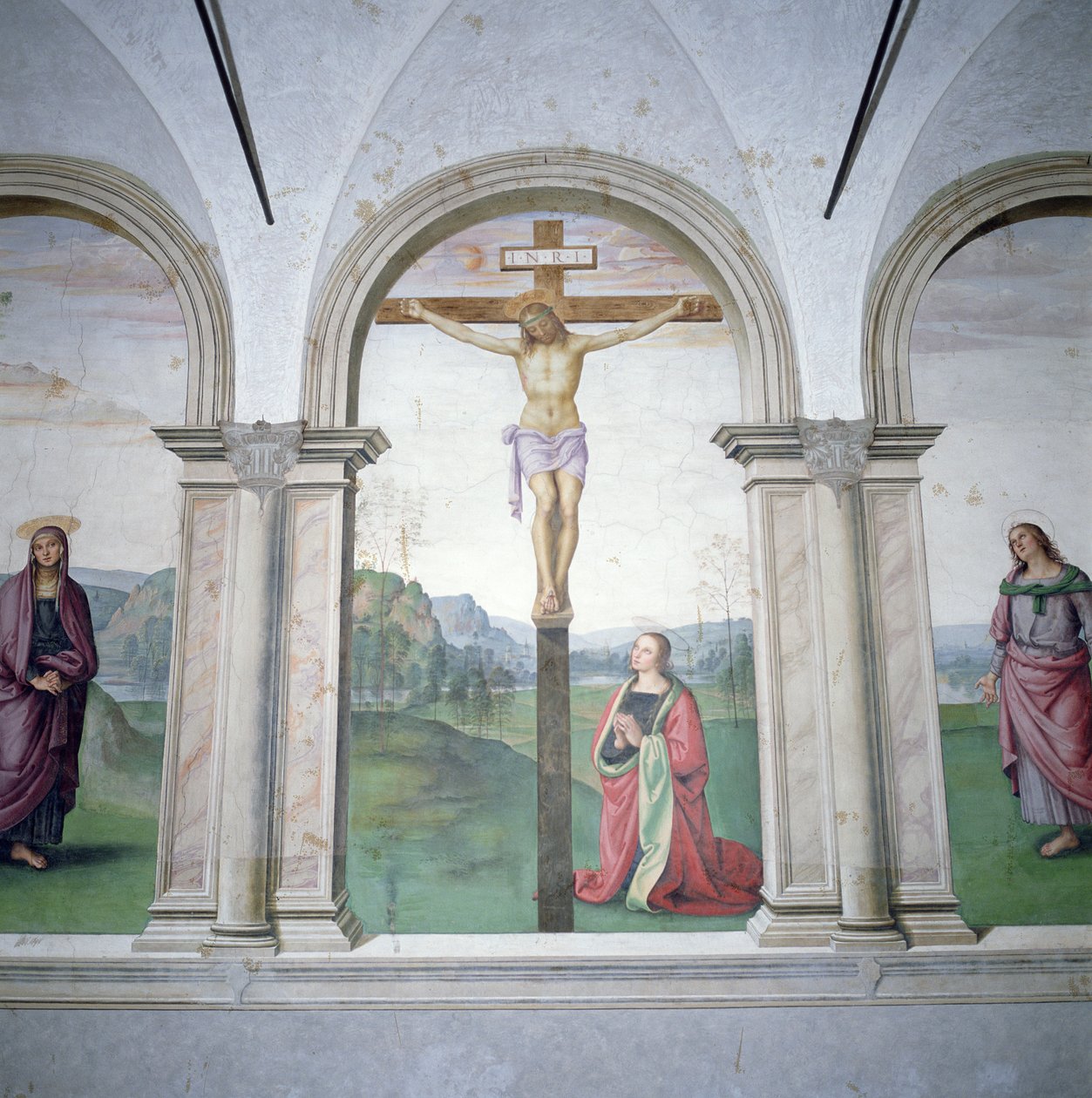 十字架，1493-6（另见169448） 作者 彼得罗·佩鲁吉诺（Pietro Perugino）