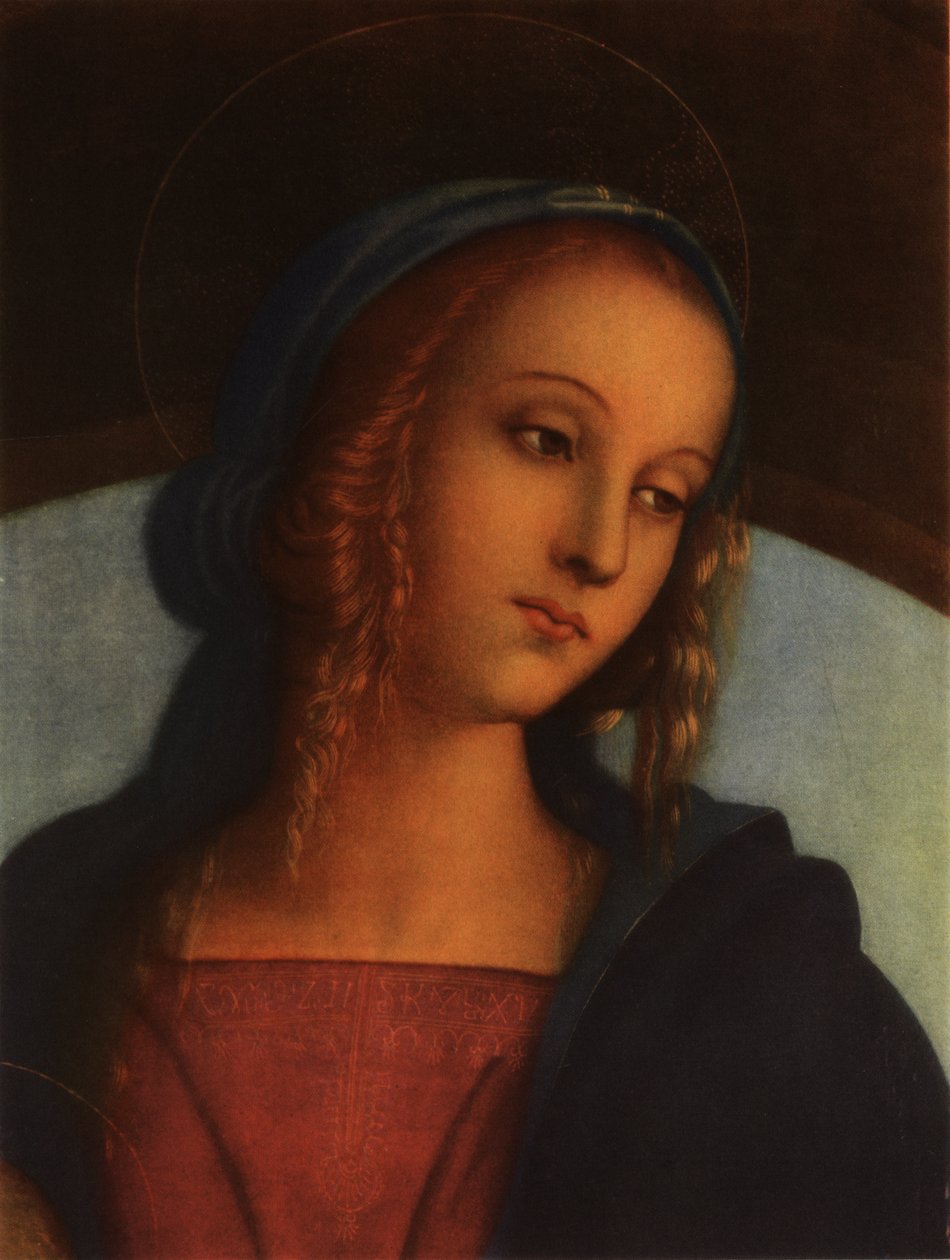 麦当娜冯彼得罗佩鲁吉诺（1446-1523） 作者 彼得罗·佩鲁吉诺（Pietro Perugino）